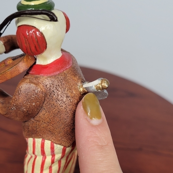 Vintage Rare MMA MCNY‎ Violinist Clown Ornament Circus Music Band Holiday Resin - Picture 7 of 14